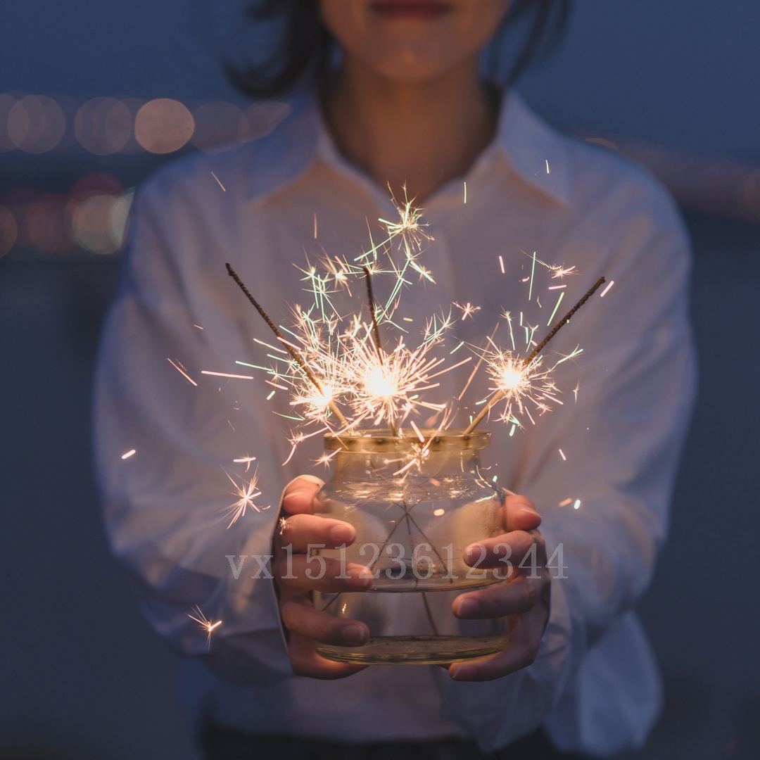 仙女棒烟花抖音网红烟花手持手拿呲花一根铁丝冷焰火烟火电光花风火轮冷光花摄影拍照道具春节过年儿童